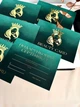 Подарочные сертификаты Beauty Card изумрудные с объемным золотом Soft Touch (минимальный заказ 5 шт) - изображение 3