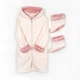 Теплый халат для девочки Dexter`s в комплекте с сапожками fluffy hug 134 см - изображение 1
