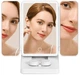 Дзеркало для макіяжу потрійне Tri Color Makeup Mirror CX-8 з LED-підсвічуванням, сенсорним керуванням та відсіком для контактних лінз - зображення 1
