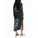 Сукня жіноча Desigual Dots в чорний горошок XS 22WWVW37/2000 (XS) - зображення 3