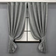 Комплект коротких штор VR-Textil Жаккард Мрамор Al1 № 1015ш Графитовый 130х170 см 2 шт (35-0208) - изображение 1