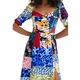 Жіноча печворкова сукня міді Consetina від Desigual XS 22WWVWX/9019 (XS) - изображение 4