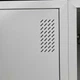 Шкаф для одежды металлический Emby ШОМ-400/3 разборный на 3 секции с полками вентиляцией и замком для школы детского сада офиса или спортзала Светло-серый - изображение 4