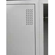 Шкаф для одежды металлический Emby ШОМ-300/1 разборный на 1 секцию с полкой вентиляцией и замком для школы детского сада офиса или спортзала Светло-серый - изображение 3