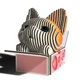 Сборная 3D модель Eugy Зоопарк Котенок рыжий (XEG-087) - изображение 4
