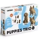 3D пазл Cartonic PUPPIES TRIO (CARTPUPPIES) - изображение 1