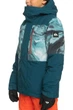 Зимова лижна куртка для хлопчиків Quiksilver Mission бірюзова 128 EQBTJ03155 BSM1 (8) - изображение 4