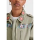 Жіноча катана Desigual Henderson Amore з вишивкою хакі XS 22SWEW43/4001 (XS) - изображение 3