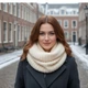 Жіночий кремовий снуд Bel Cashmere 100% кашемір DE24EJK07-150 - изображение 3