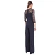 Жіночий елегантний темно-синій мереживний комбінезон DKNY S DD8J1830 BOO (4) - изображение 2