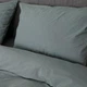Комплект постельного белья Viluta Полуторный Вареный хлопок Wash светло-зеленый (86) - изображение 4