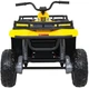 Samochód elektryczny dla dzieci Quad ATV Wolf 1-osobowy Żółty (5903864960341) - obraz 4