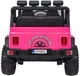 Samochód elektryczny dla dzieci Jeep Beast 1-osobowy Różowy (5903864960068) - obraz 4