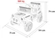 Samochód elektryczny dla dzieci Jeep Beast 1-osobowy Czerwony (5903864960037) - obraz 6