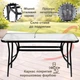 Стол садовый Garden table Siena SC-094 120х70x70 прямоугольный Черный - изображение 3
