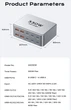 Потужний настільний зарядний пристрій Topzero 330W з 10 портами (6 Type-C + 4 USB-A) GaN Fast Charging - зображення 9