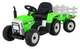 Traktor elektryczny dla dzieci Blow z przyczepą 1-osobowy Zielony (5903864908176) - obraz 1