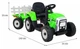 Traktor elektryczny dla dzieci Blow z przyczepą 1-osobowy Zielony (5903864908176) - obraz 6