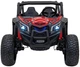 Samochód elektryczny dla dzieci UTV X3 Off-Road 2-osobowy Czerwony (5903864941968) - obraz 2