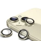 Защитное стекло Metal Classic на камеру (в упак.) для Apple iPhone 14 (6.1") / 14 Plus (6.7") Золотой / Gold - изображение 4