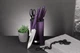 Набір ножів із 7 предметів Berlinger Haus Purple Eclipse Collection на підставці (BH-2798) - зображення 2