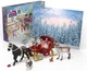 Великий різдвяний адвент календар Horse Club 2025 катання на санях Schleich 99179 - зображення 1