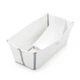 Набір Stokke Flexi Bath: ванночка складна та адаптер, Білий - зображення 1