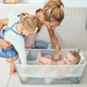 Набір Stokke Flexi Bath: ванночка складна та адаптер, Білий - зображення 3