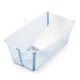 Набір Stokke Flexi Bath: ванночка складна та адаптер, Блакитний - зображення 1