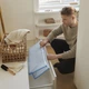 Набір Stokke Flexi Bath: ванночка складна та адаптер, Блакитний - зображення 3