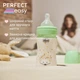 Пляшечка скло Chicco PERFECT Easy, 150 мл, соска силікон, 0 м+ - зображення 5