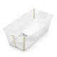 Набір Stokke Flexi Bath: ванночка складна та адаптер, Бежевий - зображення 1