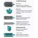 Фен-стайлер для волос VGR V-477 7в1 Professional с 7 насадками, 1400 Вт - изображение 4
