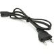 Кабель живлення C7 0.8m 0.5mm2 black Voltronic (PC-184CEE7/16-C7-CCA-1,0) - зображення 2