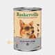 Консервированный корм Baskerville для собак, телятина и мясо гуся, 400г - изображение 1