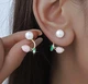 Женские серьги джекеты Тюльпаны jeweston Золотистые - изображение 3