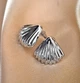 Женские сережки "Морские ракушки" 1.8см jewelry Серебристые - изображение 7