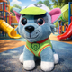 Мягкая игрушка Щенячий Патруль Рокки Paw Patrol — плюшевый щенок 25 см - изображение 1