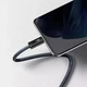 Кабель Type-C на Type-C Baseus Dynamic Series Fast Charging Data Cable (2m, 100W, 5A, 480 Mbps) Slate Gray - зображення 6