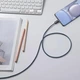 Кабель Type-C на Type-C Baseus Dynamic Series Fast Charging Data Cable (2m, 100W, 5A, 480 Mbps) Slate Gray - зображення 10