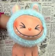 Мягкая игрушка-браслет Labubu Pop Mart The Monsters Have A Seat Голубая — плюшевый браслет на руку - изображение 4
