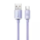 USB кабель с разъемом Type-C Baseus Crystal Shine Series Type-C (100W, 2m) Purple - изображение 3