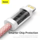 USB кабель для iPhone Type-C на Lightning BASEUS Dynamic Series Fast Charging Data Cable (1m, 20W). Orange - зображення 4