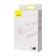 Зовнішня мережева карта Type-C на RJ45 LAN Baseus Lite Series Ethernet Adapter (1000Mbps, 15 см). Black - зображення 9