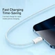USB-кабель для iPhone з роз'ємом Lightning BASEUS Dynamic Series Fast Charging Data Cable (1m, 2,4A). Blue - зображення 9