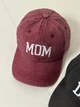 Комплект кепок бейсболка парная Папа Мама (Dad Mom) 56-60р Синий+красный (8090) - изображение 2