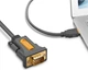 Кабель Ugreen CR104 USB-A male to DB9 RS-232 male Adapter Cable 3 метра черный (UGR-20223) - изображение 3