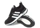 Чоловічі кросівки Adidas замш текстиль чорні з білим 41 - изображение 2