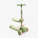 Самокат трехколесный с сидением Skyper DL-5-06 колеса PU со светом и музыкой. Green and Beige (189244) - изображение 1