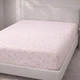 Простирадло на гумці Бязь Spring Blossom Рожевий 90*200 висота 25 см - зображення 1